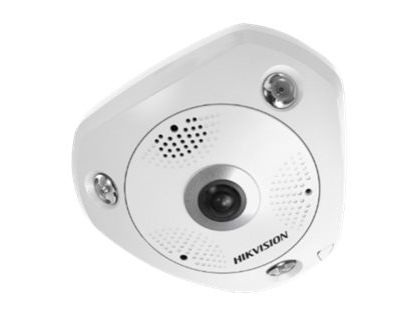 Hikvision DeepinView 12 MP IR Network Fisheye Camera DS-2CD63C5G0-IS - network surveillance camera - dome