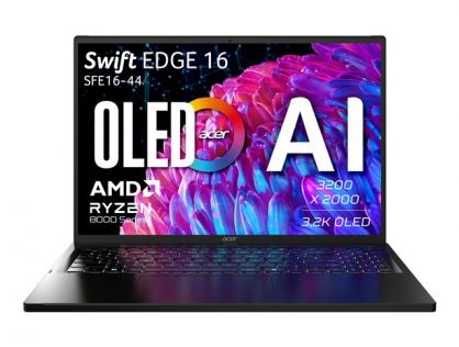Acer Swift Edge 16 SFE16-44 - AI Ready - 16" - AMD Ryzen 7 - 8840U - 16 GB RAM - 1.024 TB SSD - UK