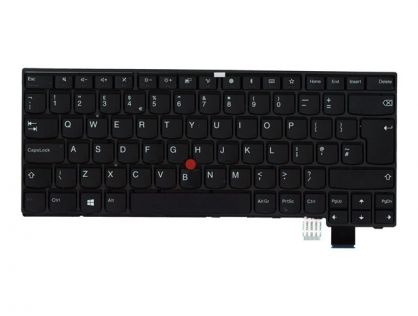 Chicony - notebook replacement keyboard - with Trackpoint - QWERTY - UK - black
