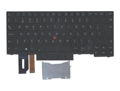 Lite-On - notebook replacement keyboard - with Trackpoint - QWERTY - Swedish - black Input Device