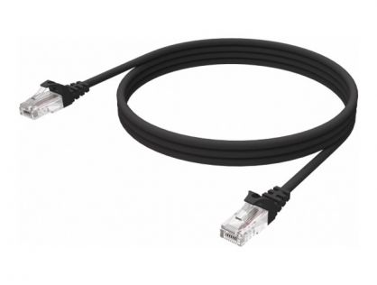 1 m CAT6 cable - RJ45 (m) to RJ45 (m) - utp - CAT 6 - 250 mhz - 24 awg - booted - black