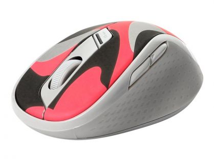 Rapoo M500 Silent - mouse - 2.4 GHz, Bluetooth 4.0, Bluetooth 3.0 - red