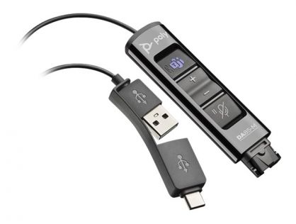 DA85-M TEAMS CERTIFIED USB TO QD SMART DIGITAL HEADSET ADAPTO
