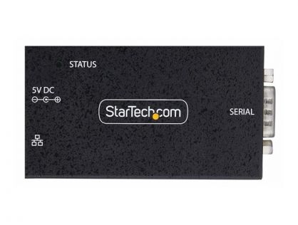 StarTech.com Serial to Ethernet Adapter, IP LAN to RS232 DB9 Converter - device server - PoE - TAA Compliant