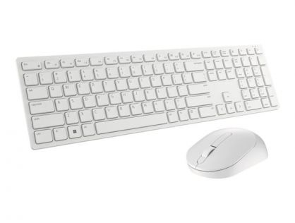 Dell Pro Keyboard and Mouse KM5221W - keyboard and mouse set - QWERTY - US International - white Input Device