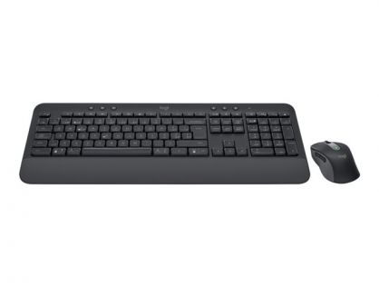 Logitech Signature MK650 Combo for Business - keyboard and mouse set - AZERTY - French - graphite Input Device