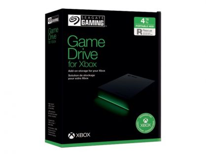 Seagate Game Drive for Xbox STKX4000402 - Hard drive - 4 TB - external (portable) - USB 3.2 Gen 1 - with 3 years Seagate Rescue Data Recovery