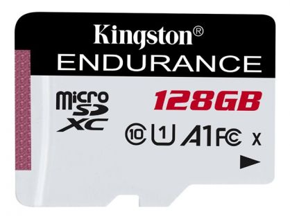 Kingston High Endurance - Flash memory card - 128 GB - A1 / UHS-I U1 / Class10 - microSDXC UHS-I