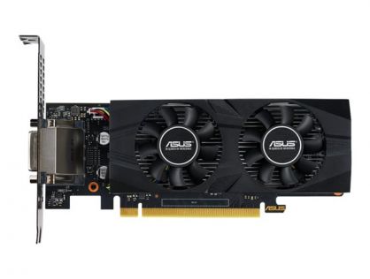 ASUS GTX1650-O4G-LP-BRK - OC Edition - graphics card - GF GTX 1650 - 4 GB GDDR5 - PCIe 3.0 x16 low profile - DVI, HDMI, DisplayPort
