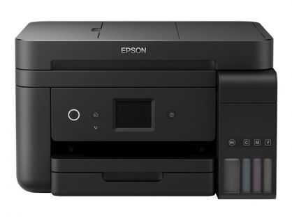 Epson EcoTank ET-4750 ET 4750 ET4750 Unlimited - Multifunction printer - colour - ink-jet - A4/Legal (media) - up to 15 ppm (printing) - 250 sheets - 33.6 Kbps - USB, LAN, Wi-Fi