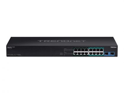 TRENDnet TPE BG182G - switch - 18 ports - unmanaged - rack-mountable - TAA Compliant