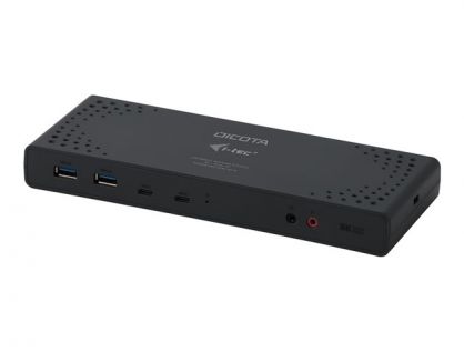 DICOTA i-tec - docking station - USB-C - HDMI, DP - 1GbE