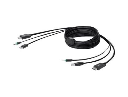 Belkin Secure KVM Cable Kit - keyboard / video / mouse (KVM) cable - 1.83 m