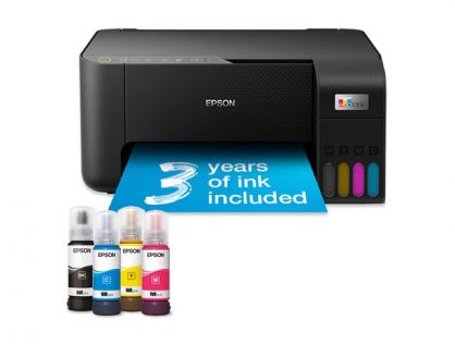 Epson EcoTank ET-2865 - Multifunction printer - colour - ink-jet - ITS - A4 (media) - up to 10 ppm (printing) - 100 sheets - Wi-Fi, USB - black
