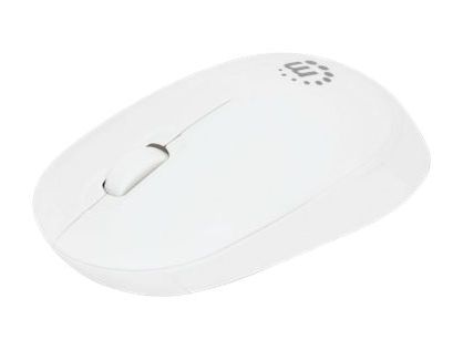 Manhattan Performance III Wireless Mouse, White, 1000dpi, 2.4Ghz (up to 10m), USB, Optical, Ambidextrous, Three Button with Scroll Wheel, USB nano receiver, AA battery (not included), Low friction base, Three Year Warranty, Retail Box - mouse - 2.4 GHz -