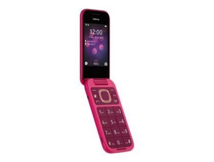 Nokia 2660 Flip - pop pink - 4G feature phone - 128 MB - GSM