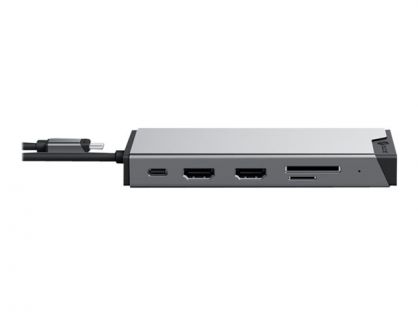 ALOGIC DV3 - mini-dock - USB-C - 2 x HDMI, VGA - 1GbE