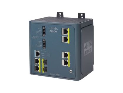 Cisco Industrial Ethernet 3000 Series - Switch - L2+ - Managed - 4 x 10/100 + 2 x combo Gigabit SFP - DIN rail mountable - refurbished