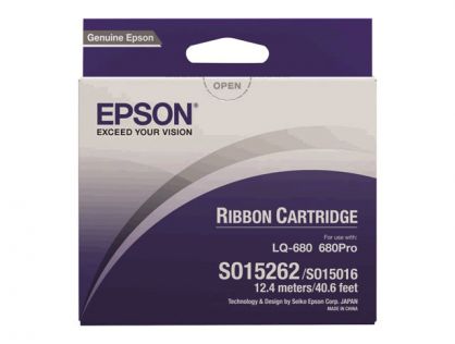 Epson - 1 - black - printer fabric ribbon