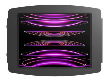 Compulocks iPad Pro 12.9" (3-6th Gen) Space Enclosure Wall Mount - Enclosure - for tablet - lockable - aluminium - black - screen size: 12.9" - mounting interface: 100 x 100 mm - wall-mountable - for Apple 12.9-inch iPad Pro (3rd generation, 4th generatio