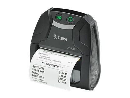 Zebra ZQ320 Mobile Receipt Printer - receipt printer - B/W - direct thermal