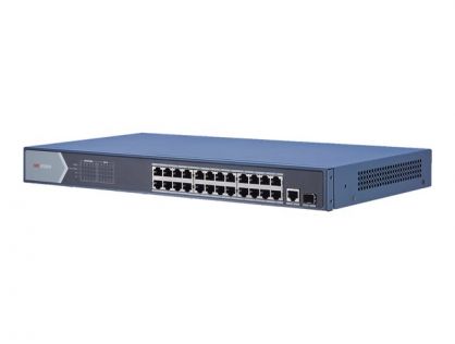 Hikvision Pro Series DS-3E0526P-E - switch - 24 ports - unmanaged - rack-mountable