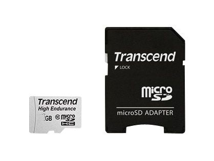 Transcend High Endurance - flash memory card - 16 GB - SDHC