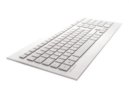 CHERRY STRAIT 3.0 - keyboard - QWERTY - US - white silver Input Device