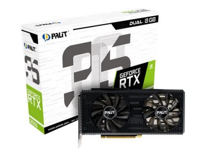 Palit GeForce RTX 3050 Dual - graphics card - GF RTX 3050 - 8 GB