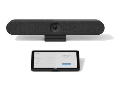 Logitech Tap IP Appliance Room Solutions Huddle + Small Rooms - Video conferencing kit (Logitech Rally Bar Huddle, Logitech Tap IP) - graphite