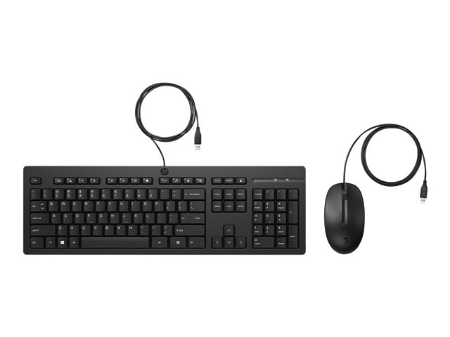 HP 225 - keyboard and mouse set - German Input Device