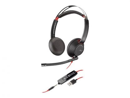 Poly Blackwire C5220 USB-A - headset - USB, 3.5 mm jack