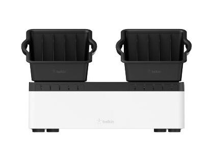 Belkin Store and Charge Go with portable trays - charging station - 120 Watt