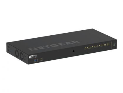 NETGEAR AV Line M4250-10G2F-PoE+ - Switch - L3 - Managed - 10 x 10/100/1000 (8 PoE+) + 2 x Gigabit SFP - side to side airflow - rack-mountable - PoE+ (125 W)
