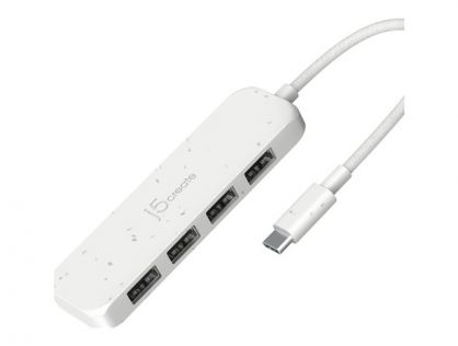 j5create JCH341EW - hub - eco-friendly, USB-C - 4 ports