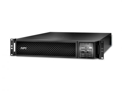 APC Smart-UPS SRT 2200VA RM - UPS (rack-mountable / external) - AC 220/230/240 V - 1980 Watt - 2200 VA - Lead Acid - RS-232, USB - output connectors: 10 - 2U - black - with APC UPS Network Management Card - for P/N: AR4018SPX432, AR4024SP, AR4024SPX429, A