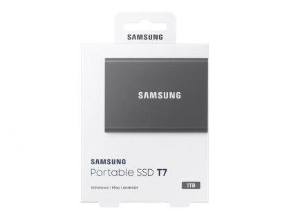 Samsung T7 MU-PC1T0T - SSD - 1 TB - USB 3.2 Gen 2