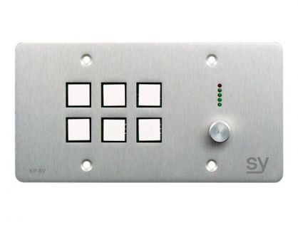 SY KP6V button panel - anodized