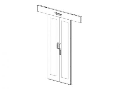 APC HyperPod Door Dual Sliding Doors - rack door
