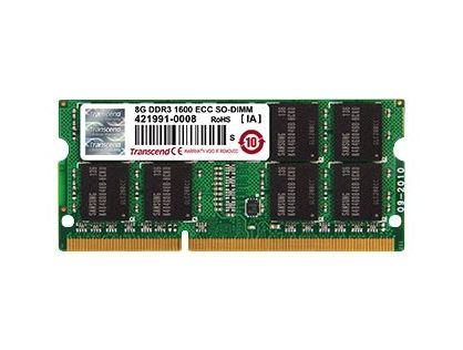 Transcend - DDR3 - module - 2 GB - SO-DIMM 204-pin - 1600 MHz / PC3-12800 - unbuffered