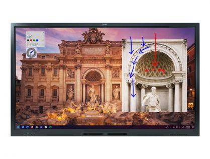 SMART Board GX065 GX Series - 65" LED-backlit LCD display - 4K - for interactive communication