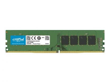 Crucial - DDR4 - module - 4 GB - DIMM 288-pin - 2666 MHz / PC4-21300 - unbuffered