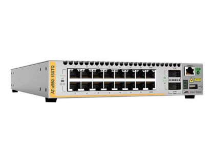 Allied Telesis AT X550-18XTQ - switch - 18 ports - smart - rack-mountable
