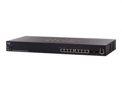 Cisco SX350X-08 - switch - 8 ports - Managed - rack-mountable