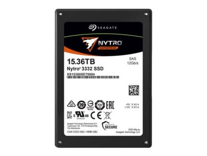 Seagate Nytro 3332 XS15360SE70094 - SSD - encrypted - 15.36 TB - internal - 2.5" - SAS 12Gb/s - Self-Encrypting Drive (SED)
