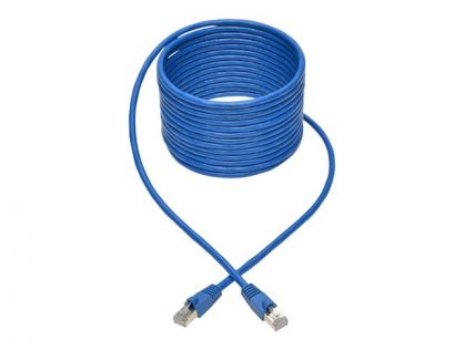 Tripp Lite Cat6a 10G-Certified Snagless Shielded STP Network Patch Cable (RJ45 M/M), PoE, Blue, 25 ft. - patch cable - 7.62 m - blue