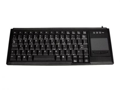 Ceratech Accuratus K82B - keyboard - with touchpad - UK - white