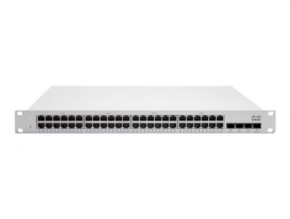 Cisco Meraki Cloud Managed MS225-48LP - Switch - Managed - 48 x 10/100/1000 (PoE+) + 4 x 10 Gigabit SFP+ (uplink) - rack-mountable - PoE+ (370 W)