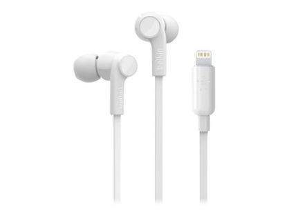 Belkin ROCKSTAR - earphones with mic - Lightning