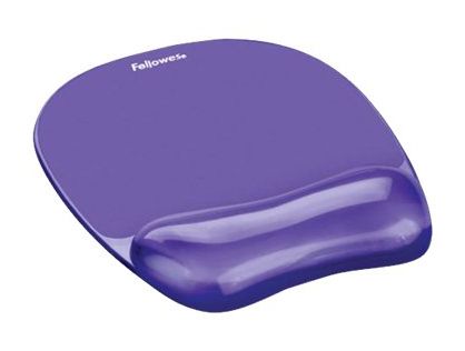 Fellowes Gel Crystal - mouse pad with wrist pillow